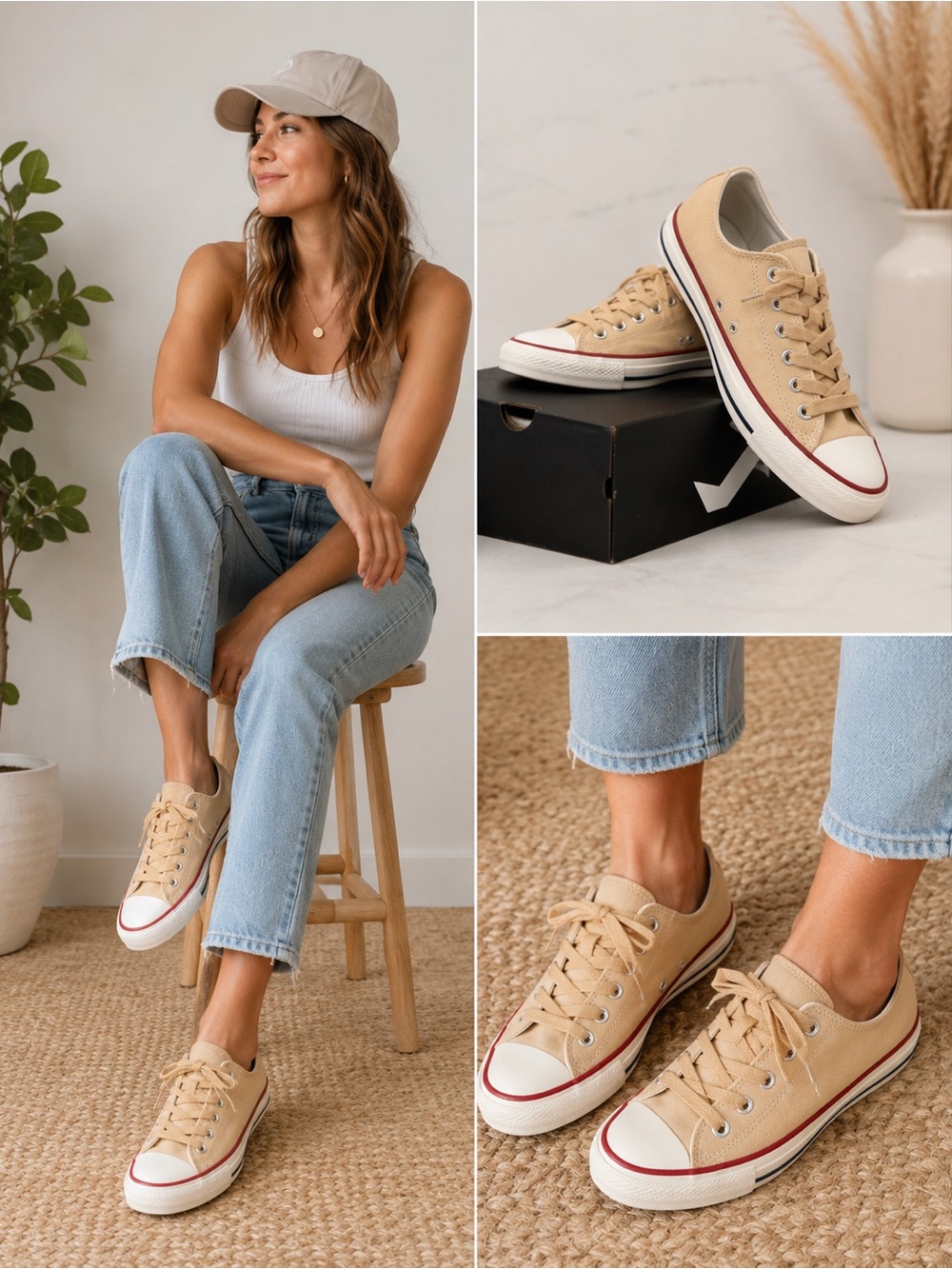 NWT Converse Chuck Taylor All Star Coastal Dune Women’s 9.5 / Men’s 7.5.”
